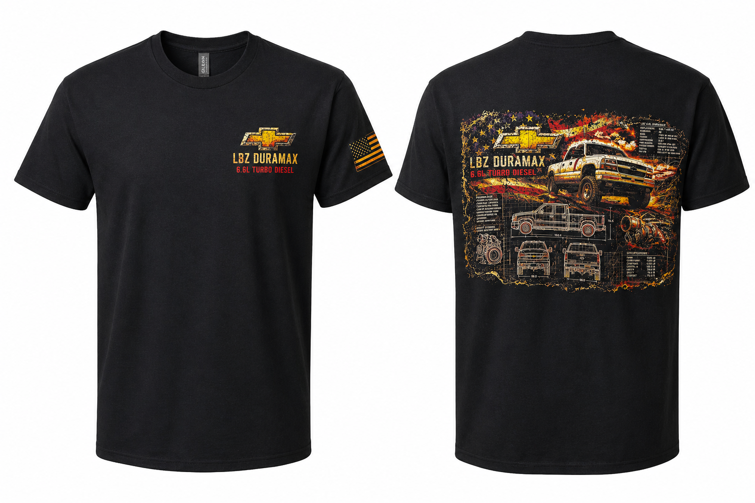 LBZ Chevy Duramax Graphic Tee | Mean Mule Apparel