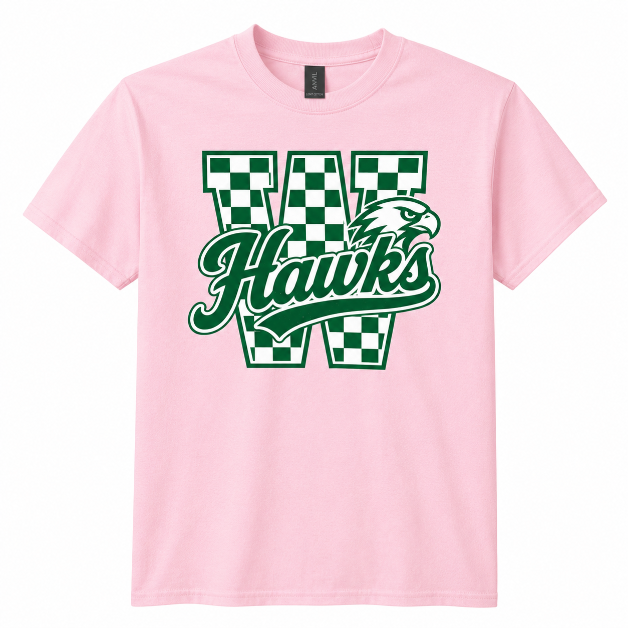 Wall Hawks Checkered Spirit Tee
