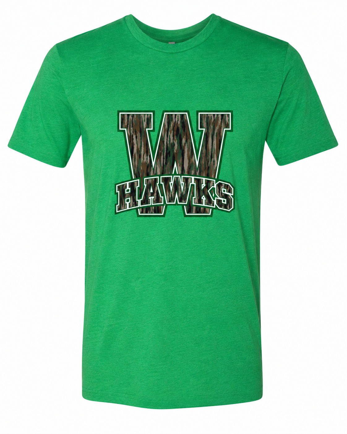 Wall Hawks Camo W Spirit Shirt | Wall Texas Hawks T-Shirt