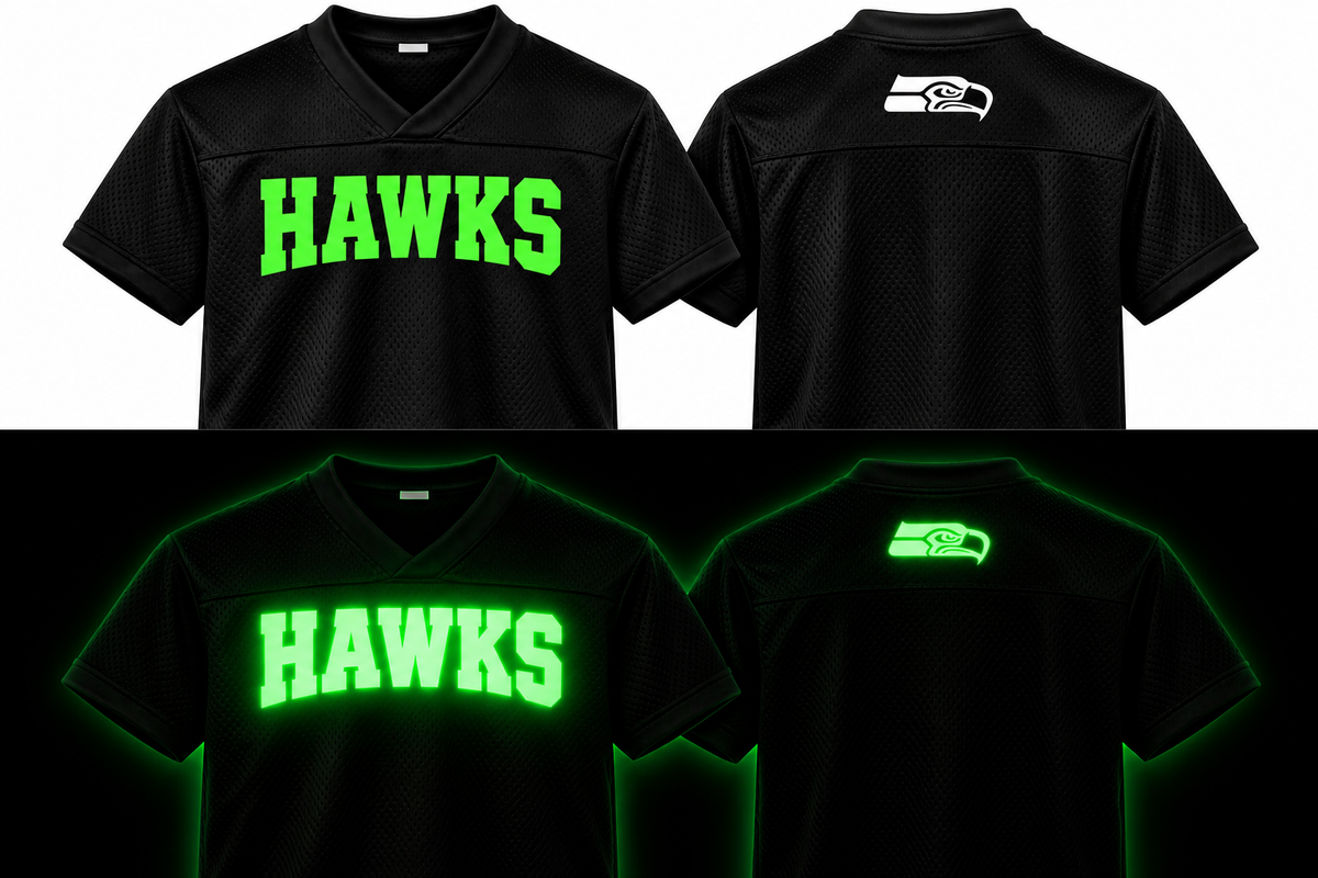 Wall Hawks Glow-in-the-Dark Mesh Jersey