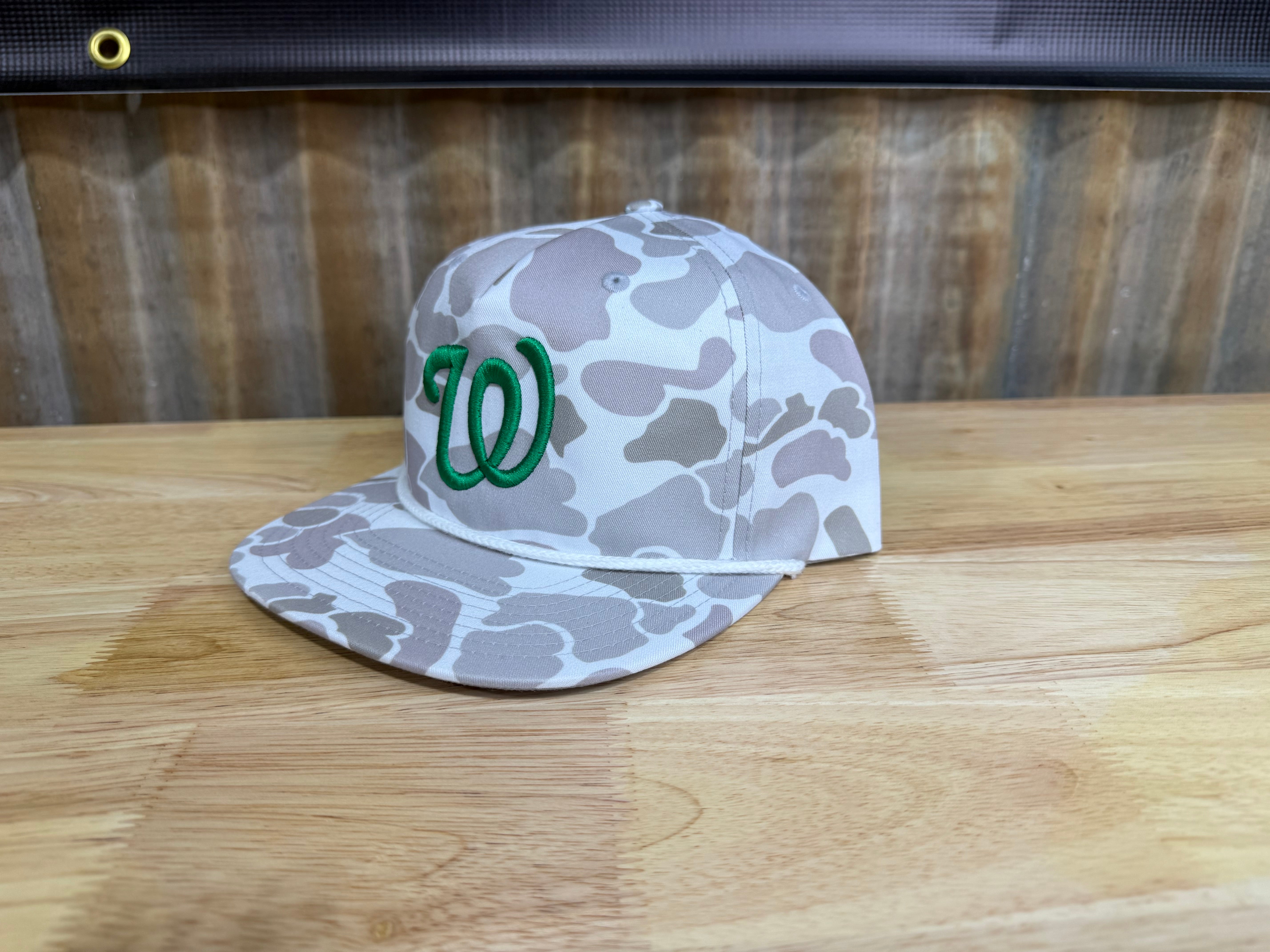 Wall "W" Puff Embroidered Richardson 256 Rope Hat