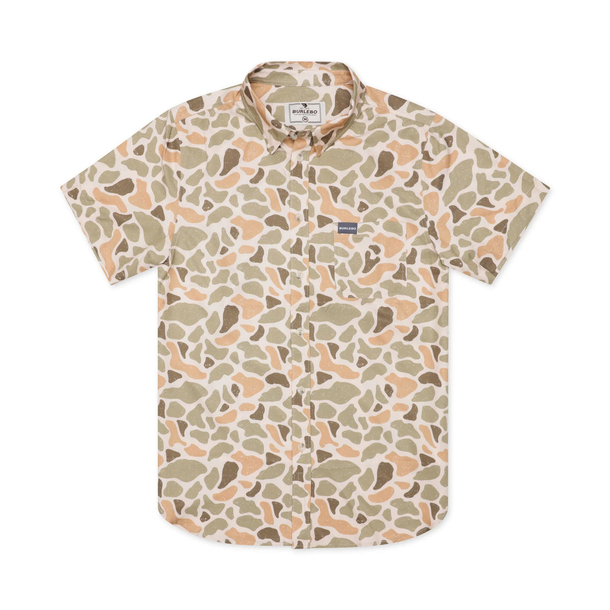 BURLEBO Performance Button Up Venado Camo