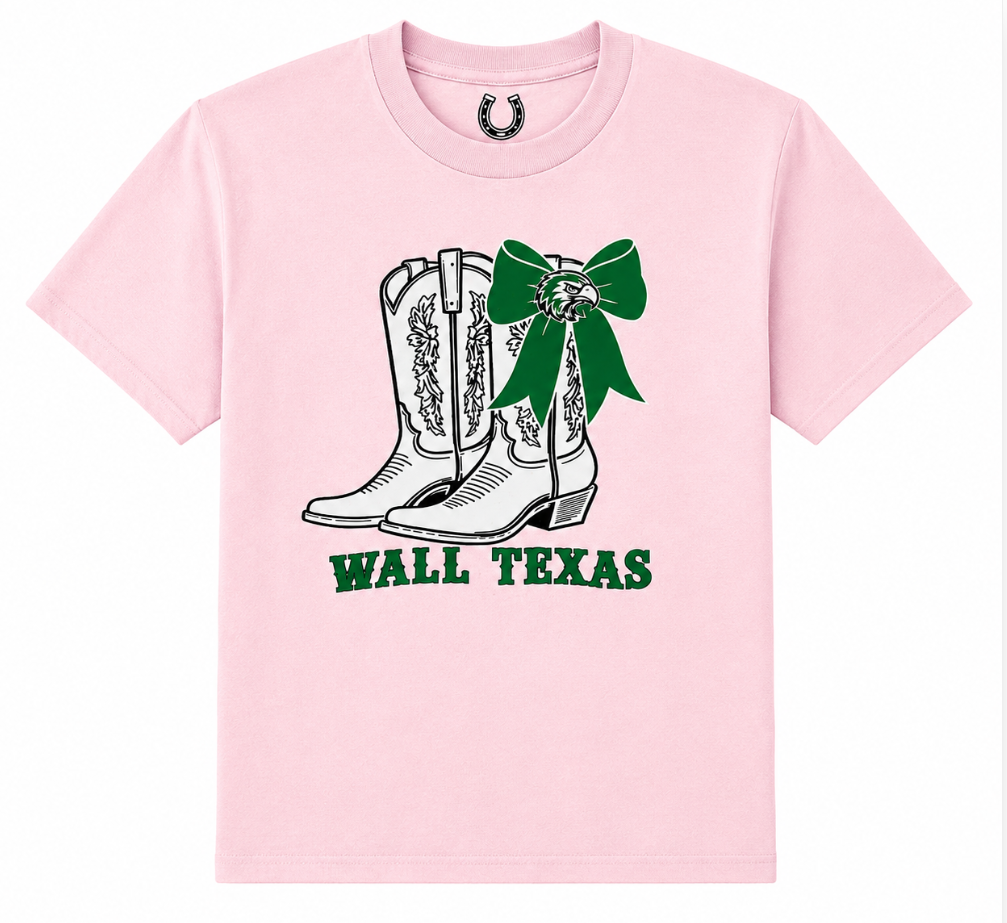 Wall Hawks Western Boots & Bow Spirit Tee