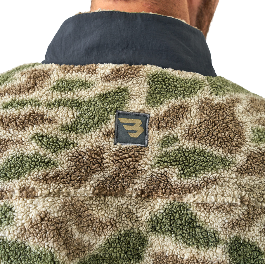 BURLEBO Sherpa Quarter Zip