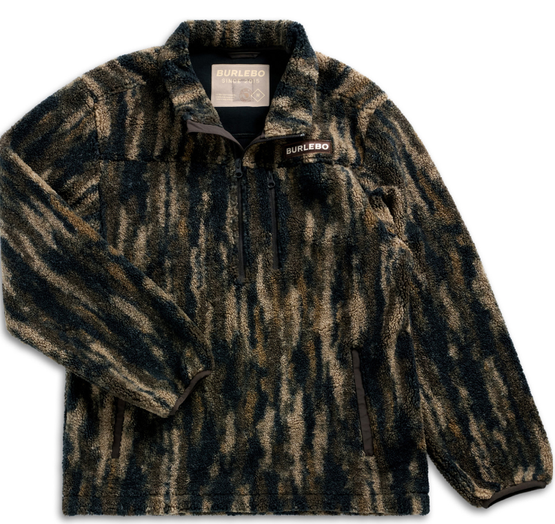 BURLEBO Sherpa Quarter Zip
