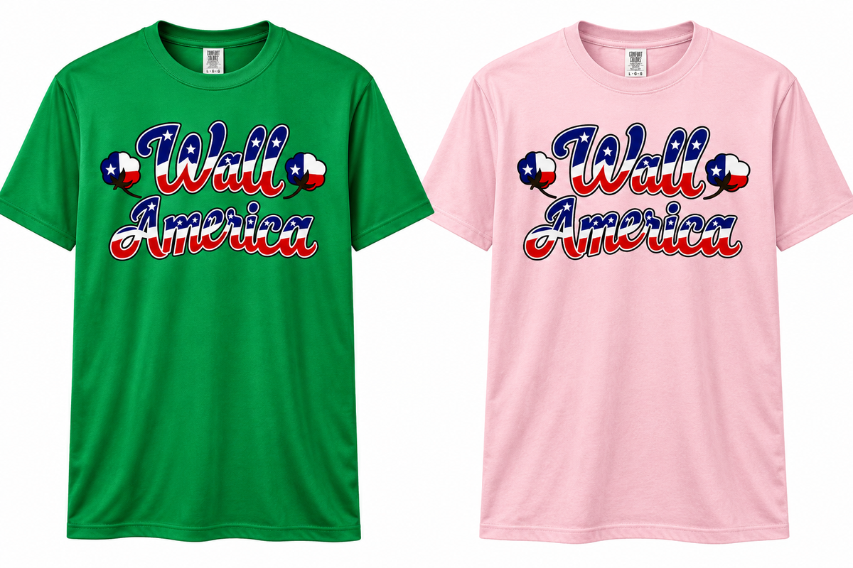 Wall America Patriotic T-Shirt 