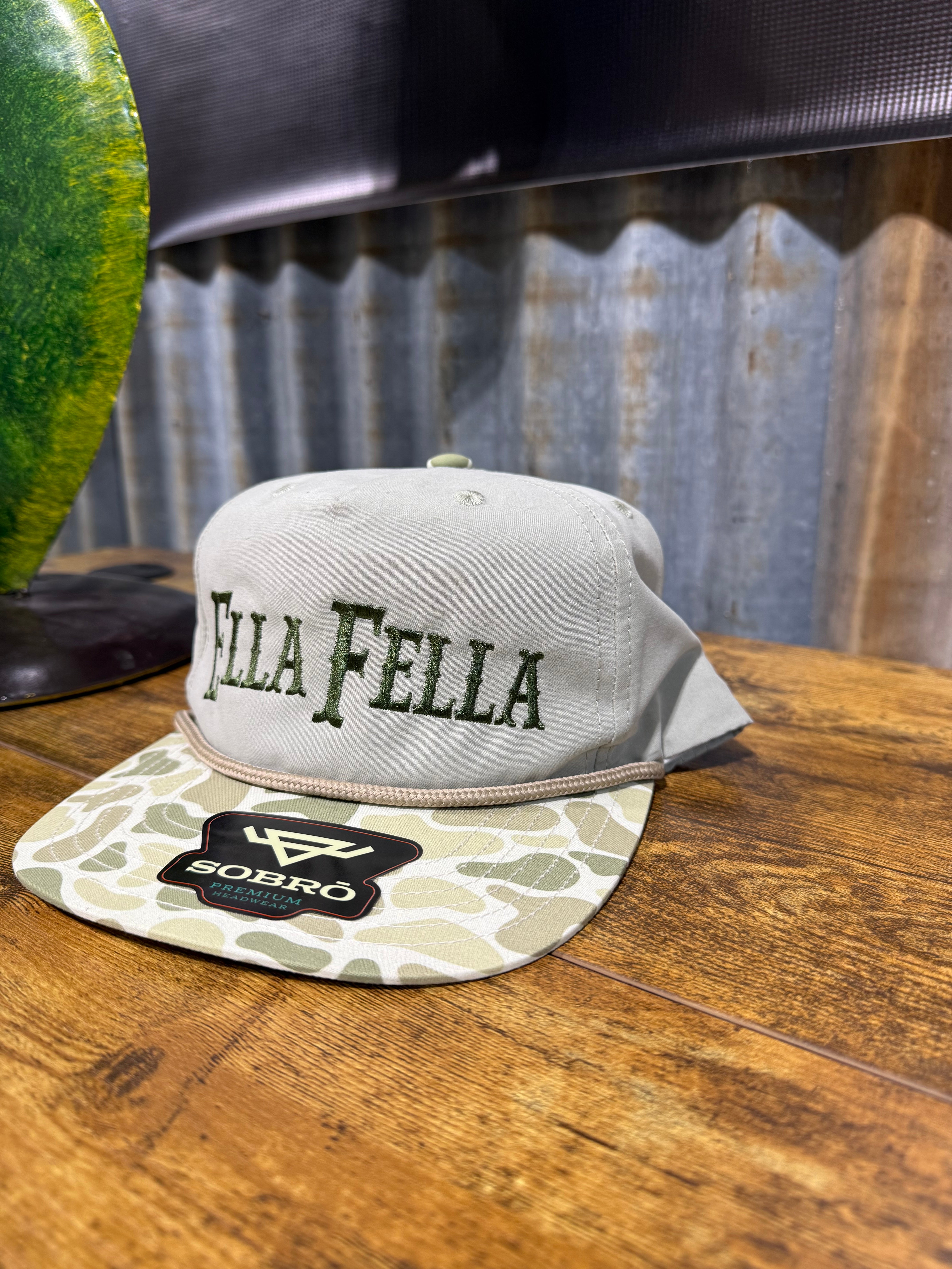 Ella Fella Sobro Marina Pro Boarwood Camo Hat  | Mean Mule Apparel