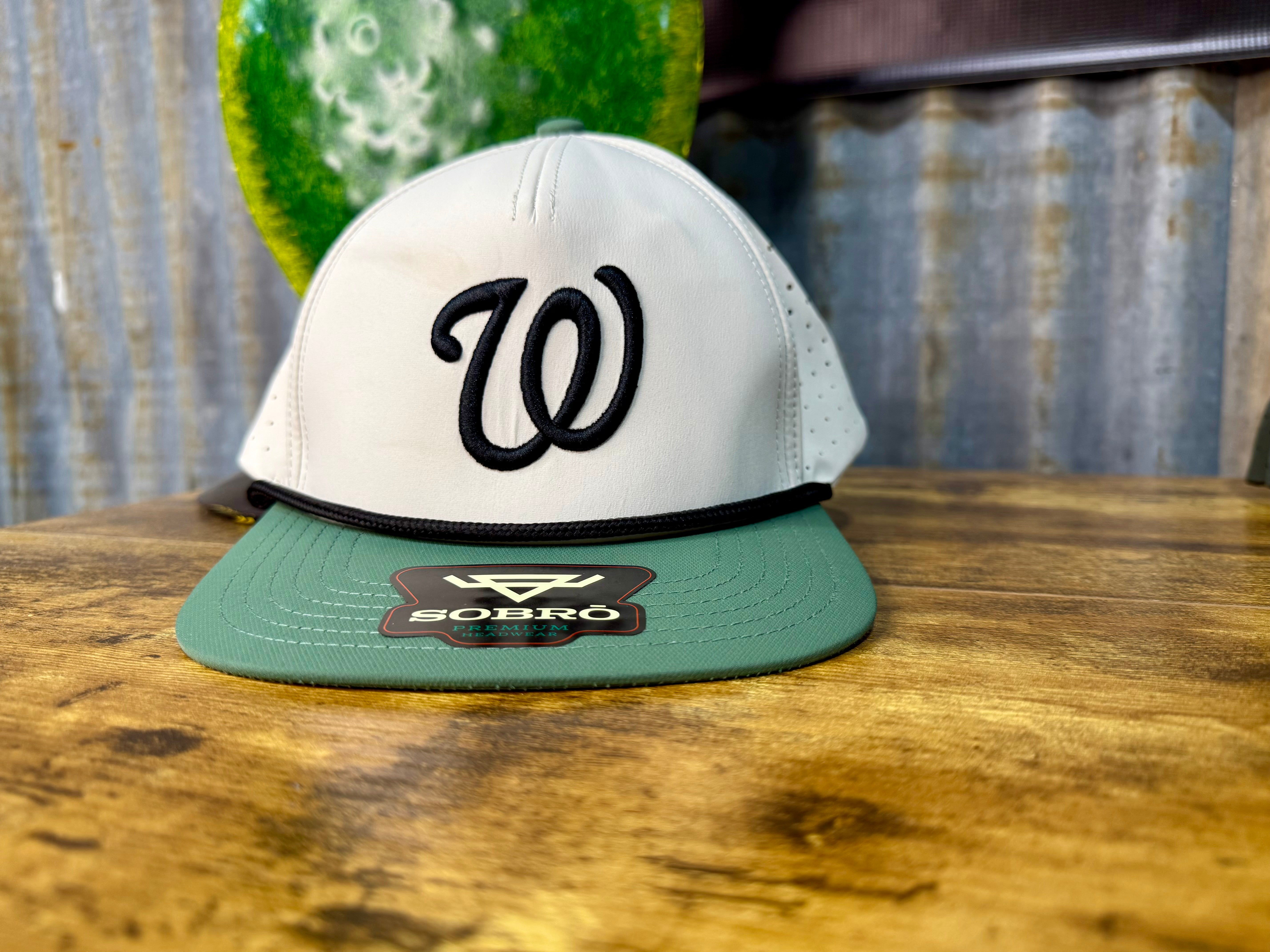 Wall "W" Puff Embroidered Sobro Rope Hat
