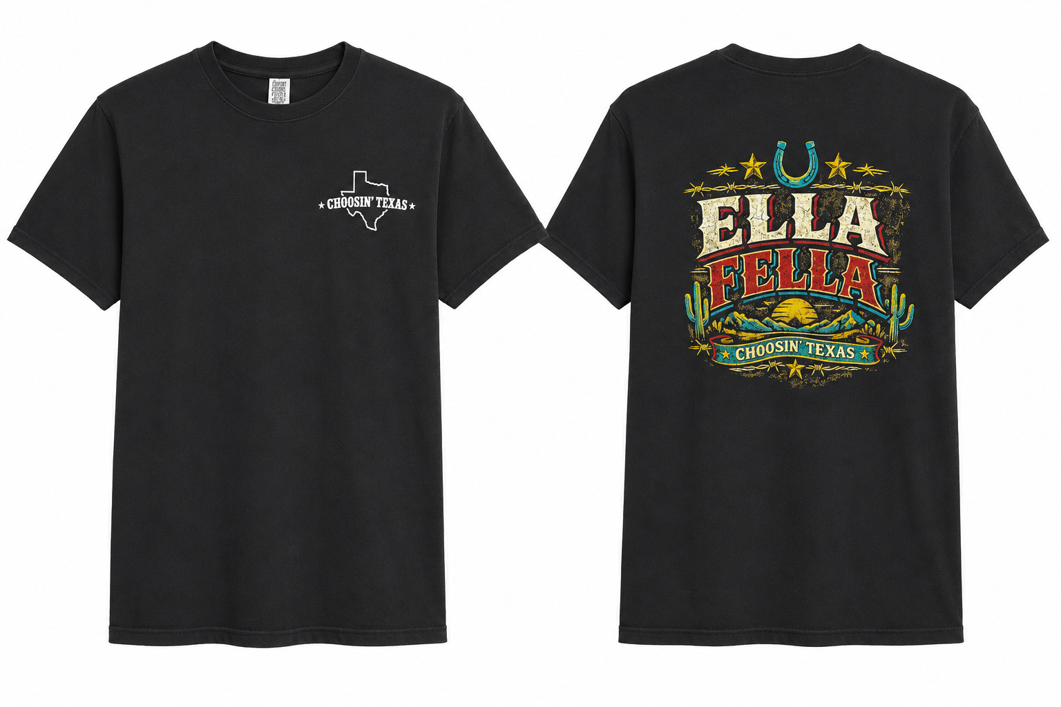 Ella Fella Choosin' Texas Tee | Mean Mule Apparel