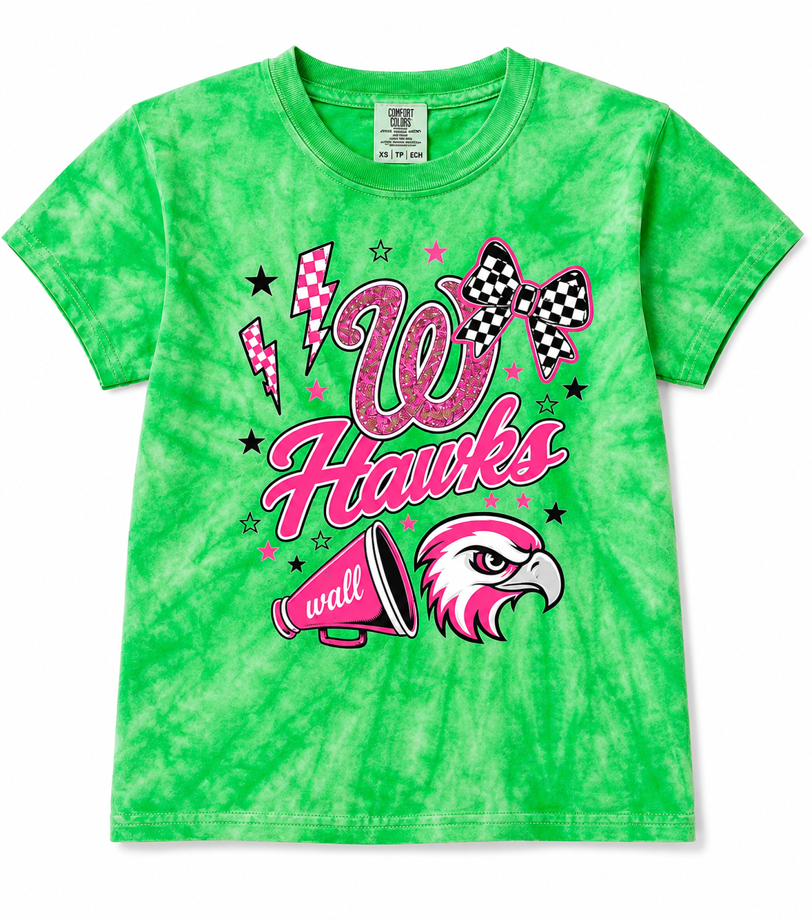 Wall Hawks Youth Cheer T-Shirt | Spirit Tee